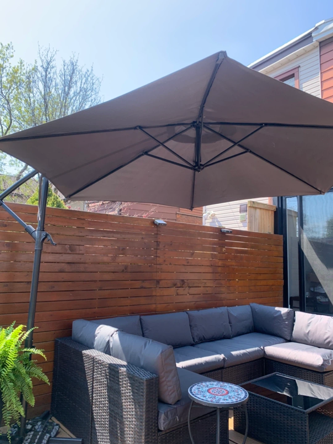 Dark grey  Patio Umbrella - photo 2