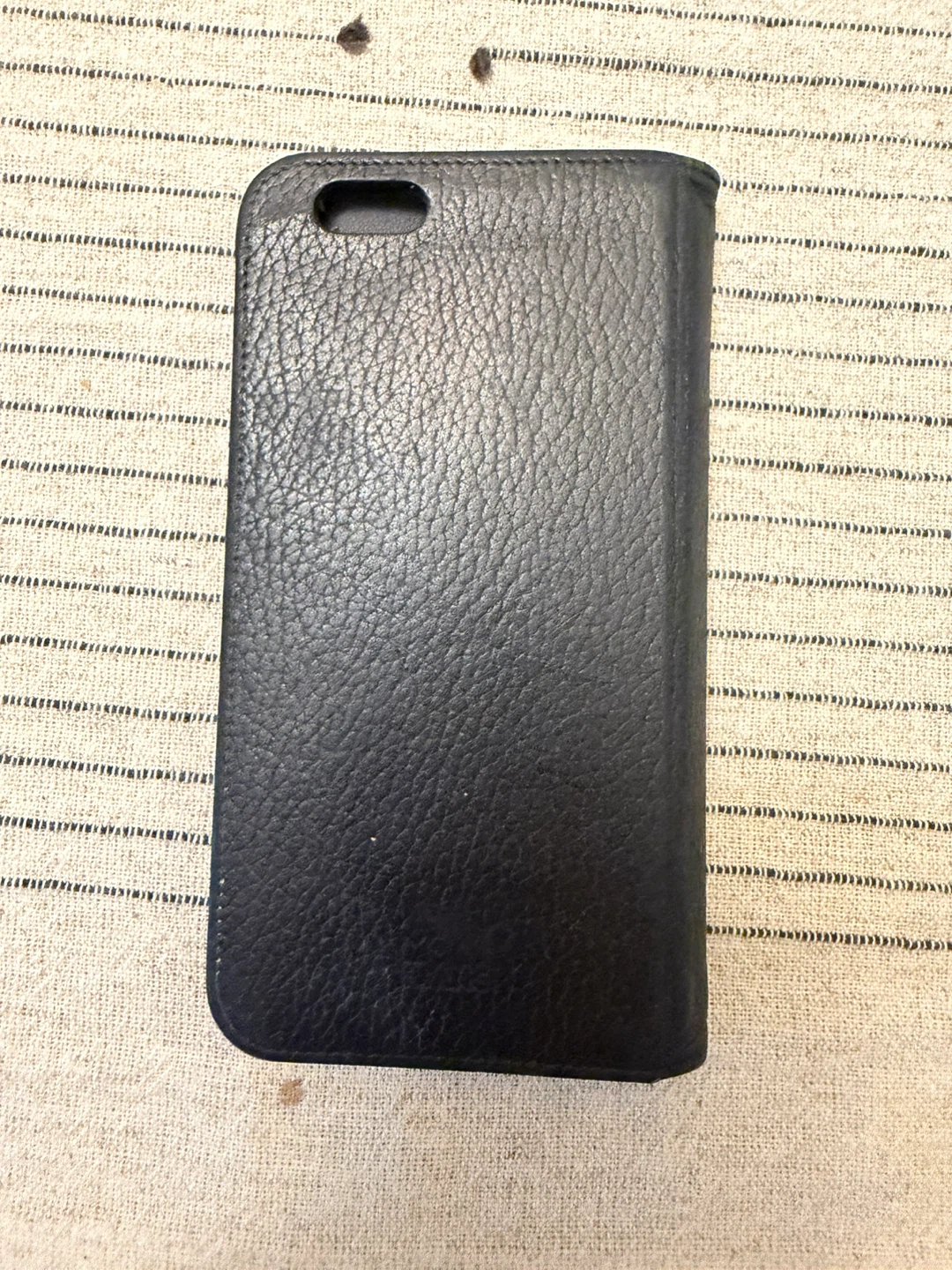 Montblanc Black Leather Flip Case for iPhone 6/6s - photo 3