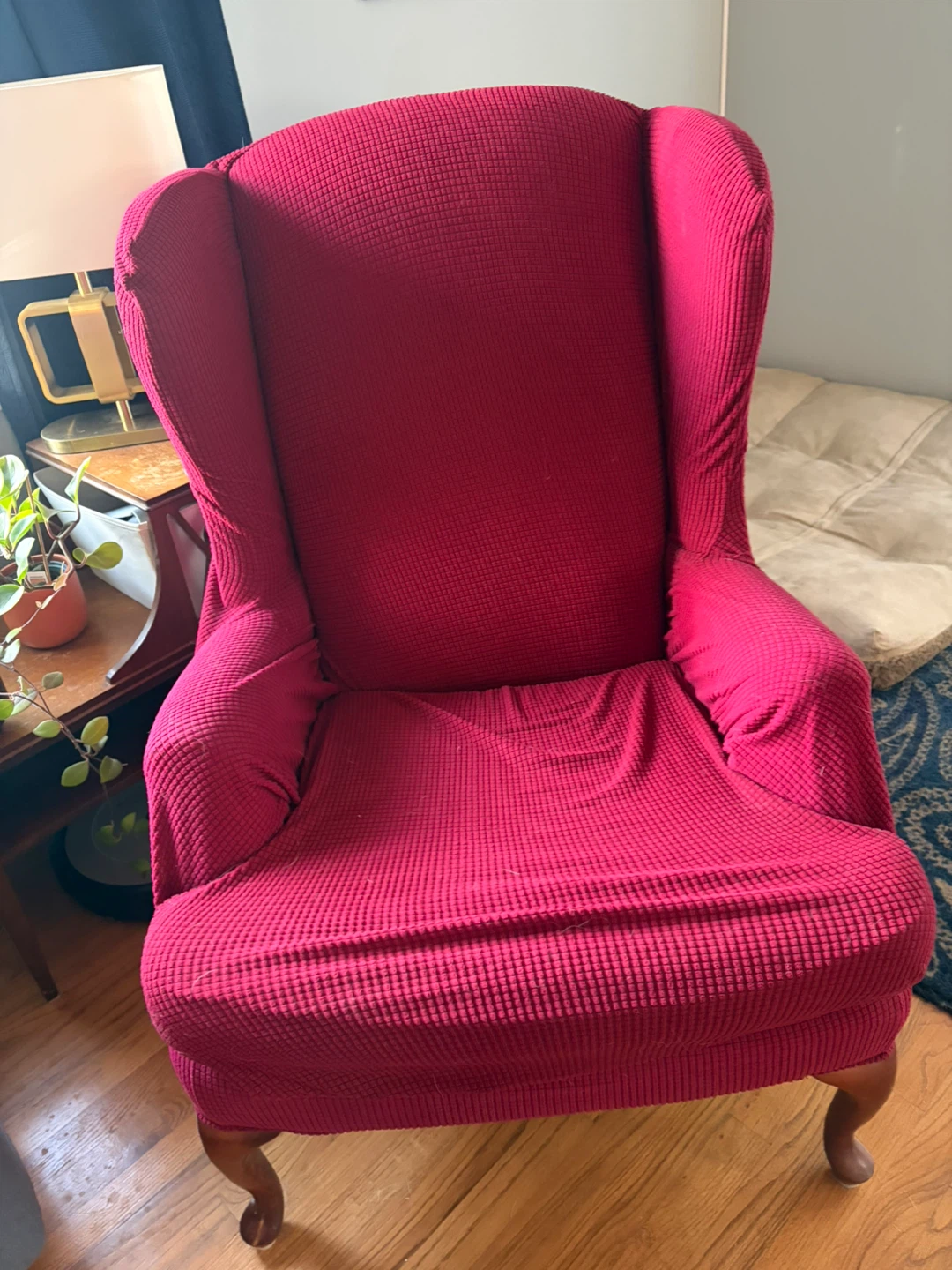 Loveseat Sofa and Wingback Chairs - photo 5