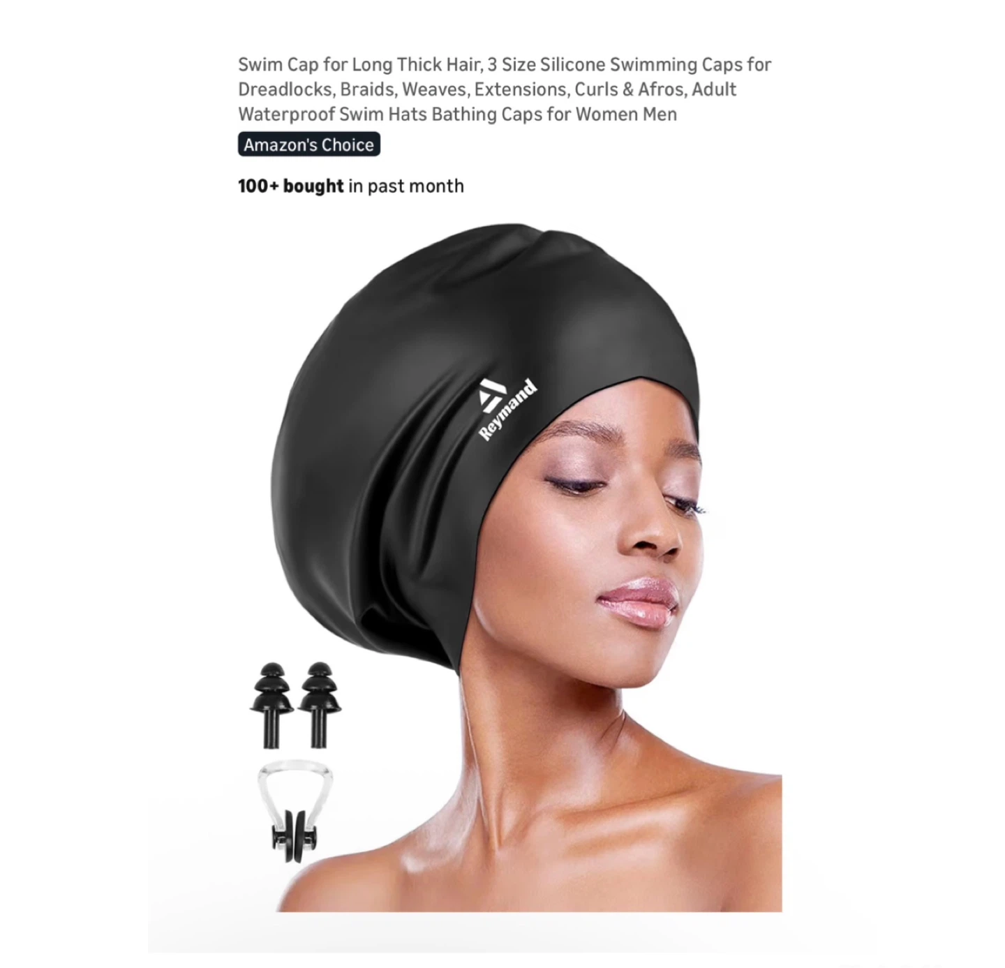 Brand new XL Swim Cap for Long Thick Hair