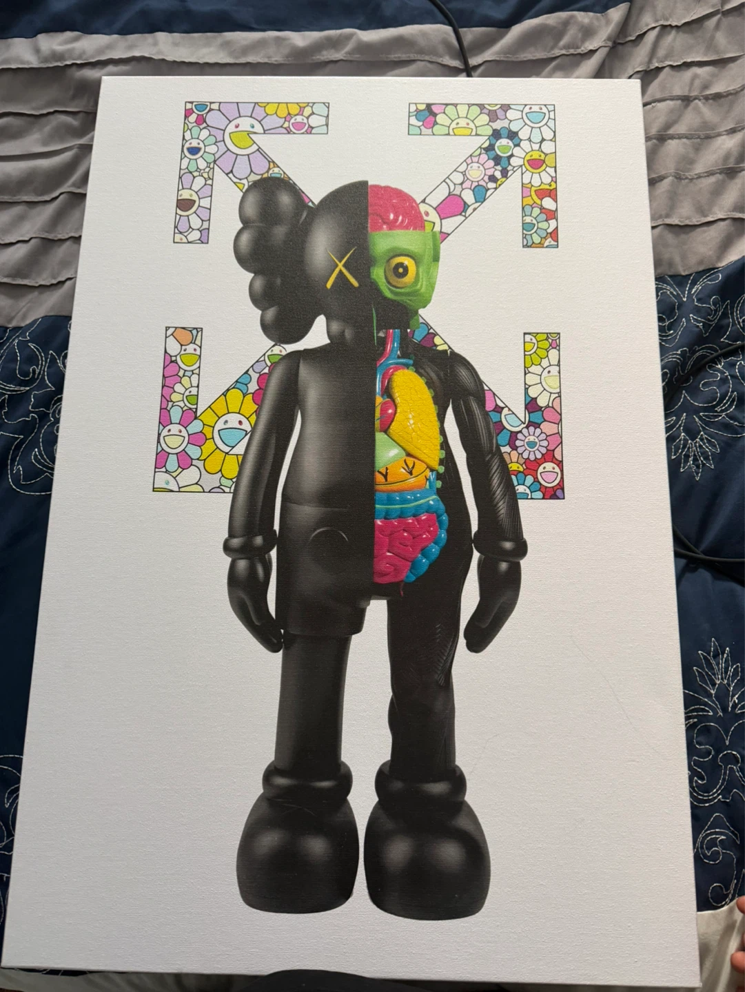 KAWS COMPANION (FLAYED) OFF WHITE x KAWS Art Canvas