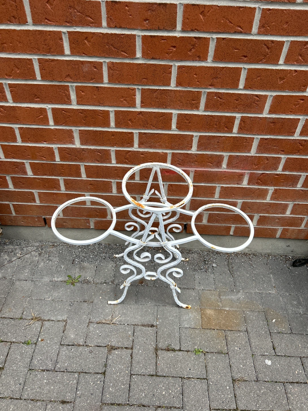 Gorgeous White 3-Tier Heavy Metal Plant Stand
