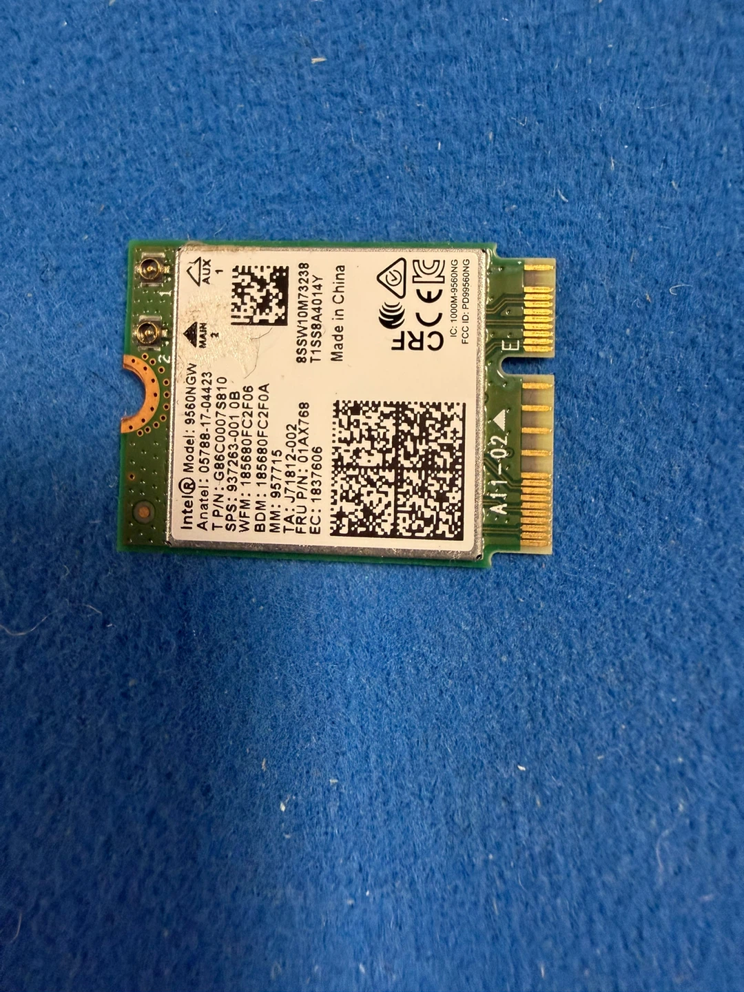 Intel 9560NGW Wireless-AC 9560 Network Card