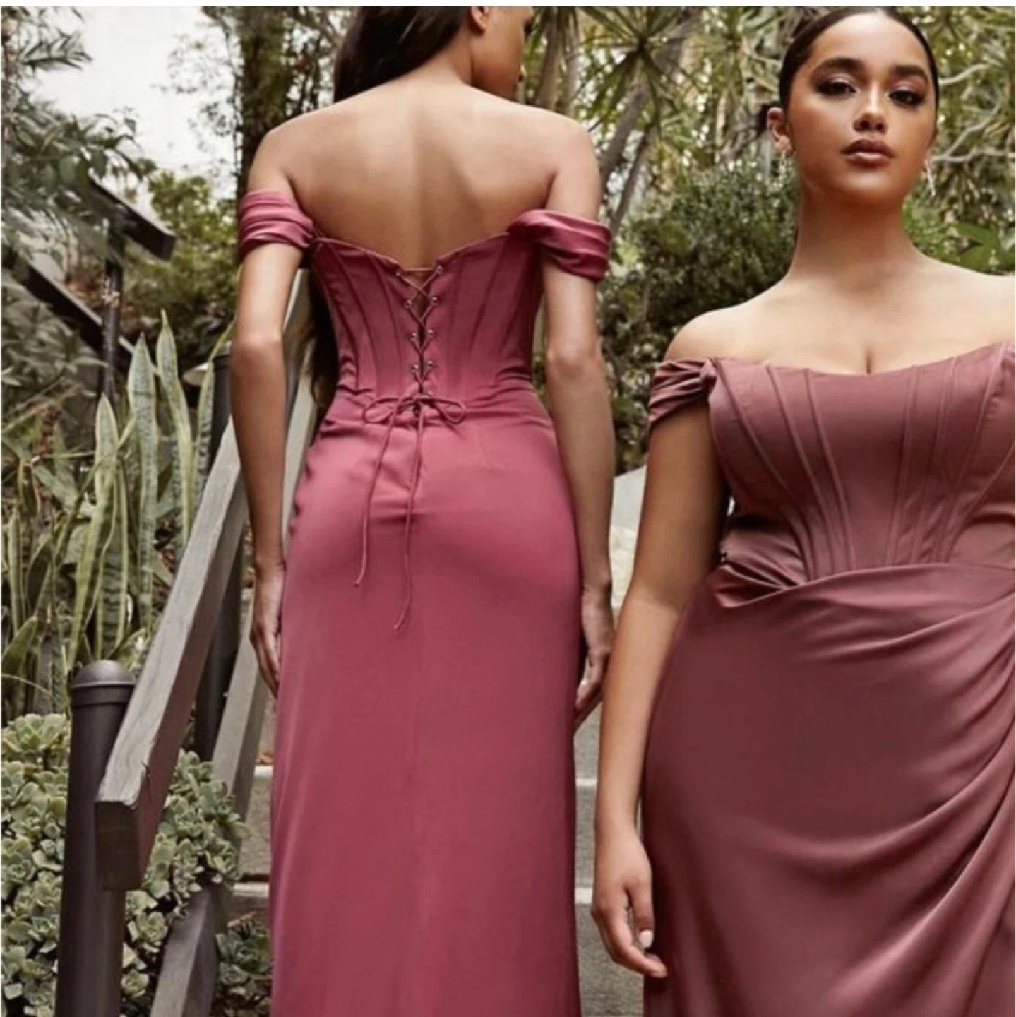 Women's Off-the-Shoulder Corset Evening Gown - photo 3