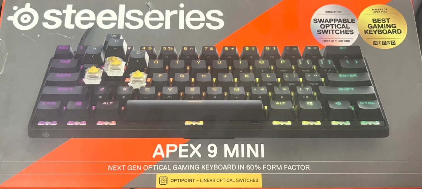 SteelSeries Apex 9 Mini Gaming Keyboard - photo 5