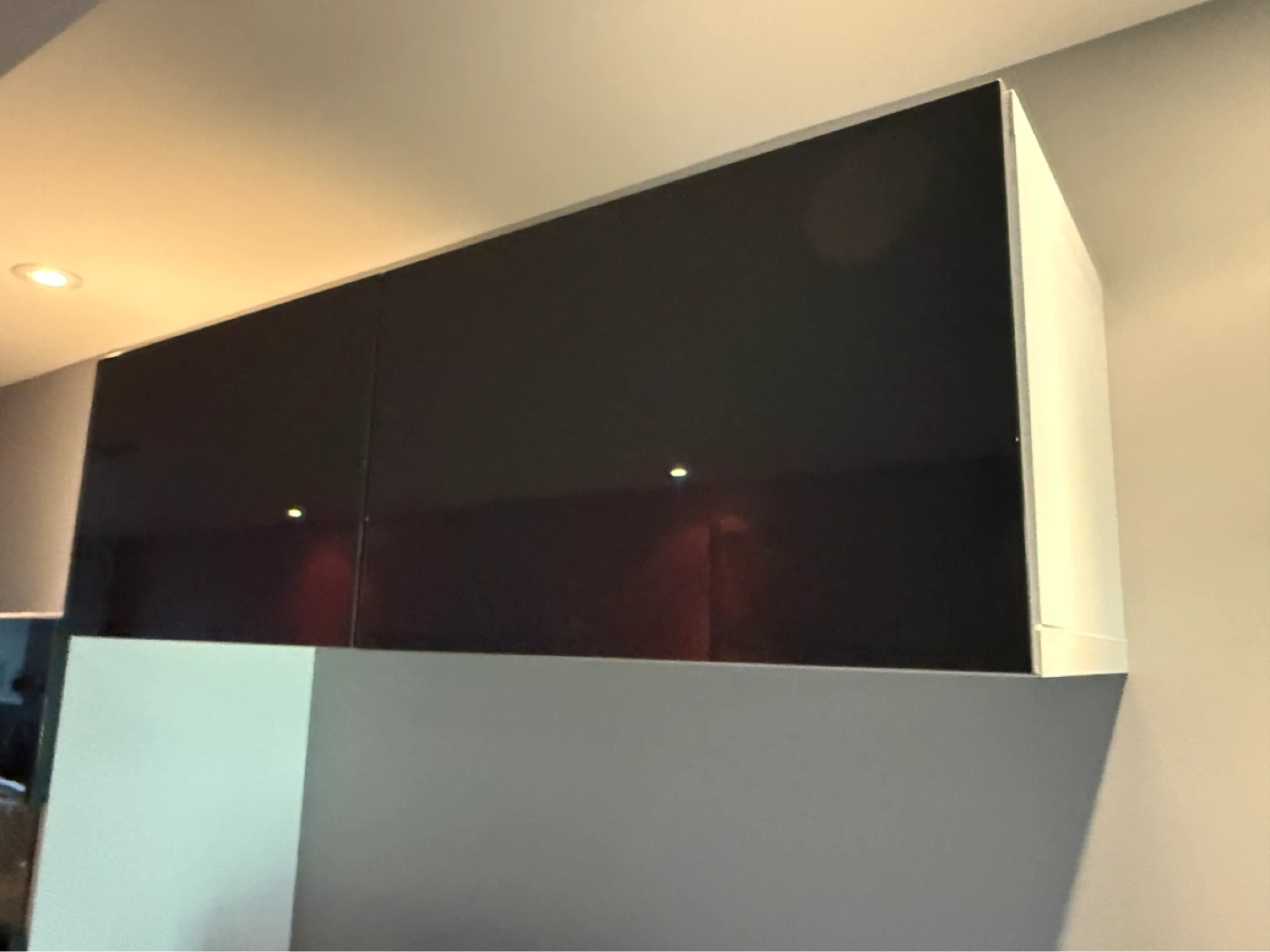 2 IKEA Besta Cabinets with Glossy Doorrs