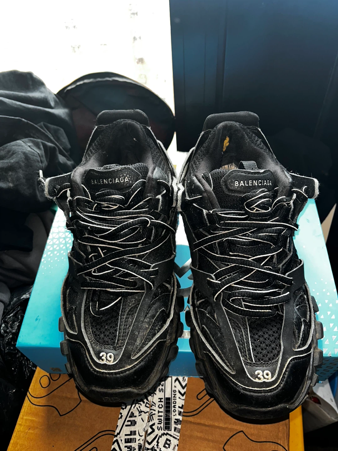 Balenciaga Track Sneakers Black Size 39