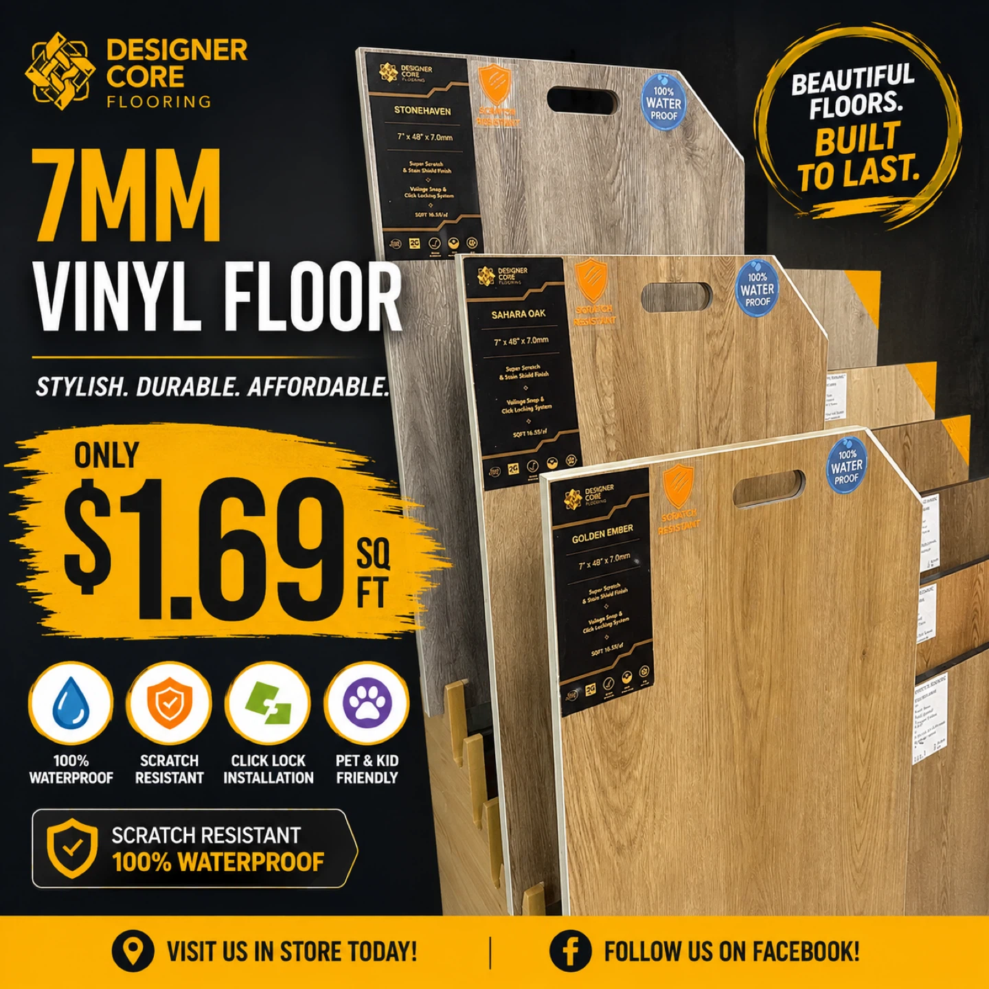 7mm luxury Vinyl Plank