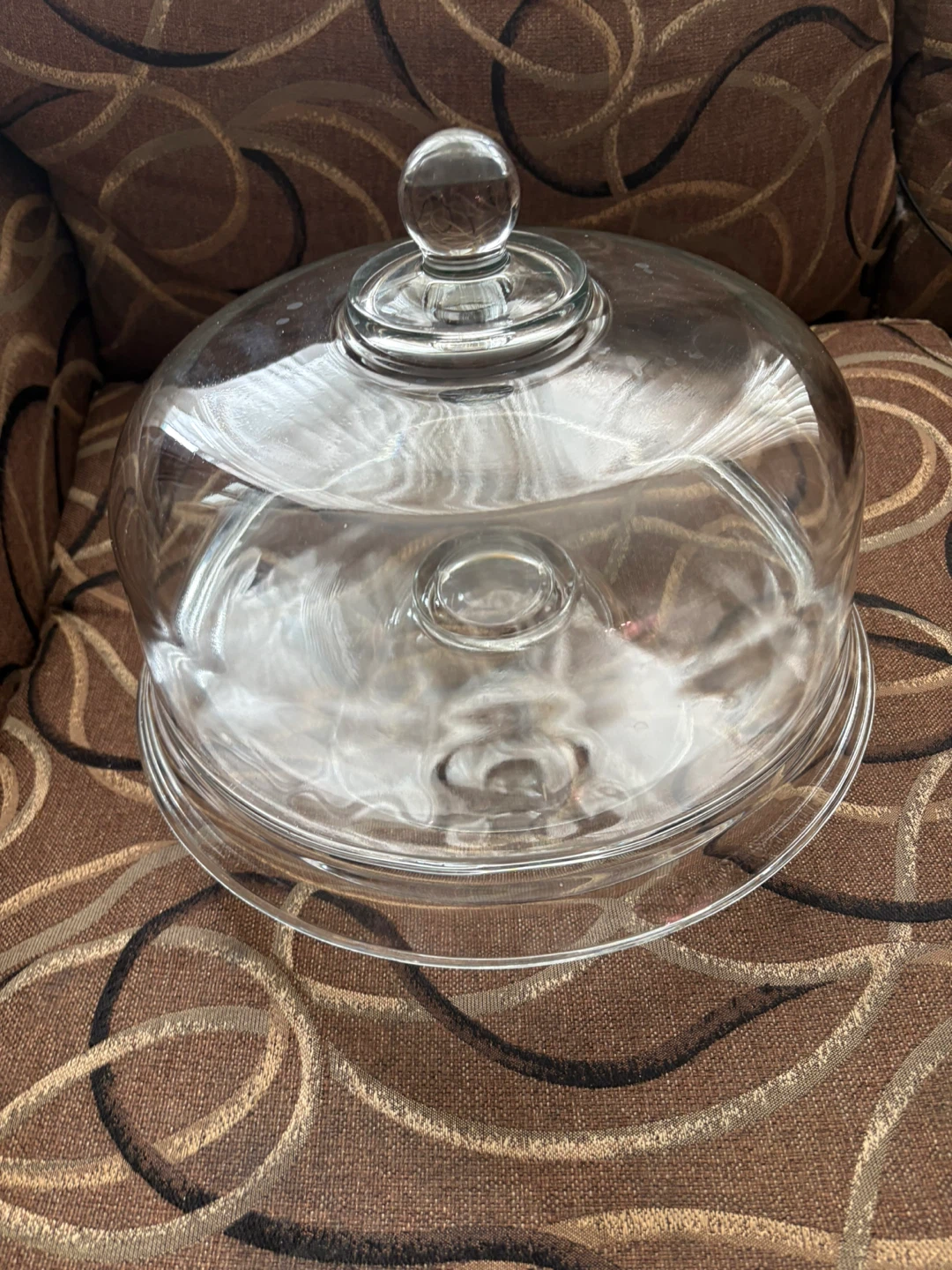 Glass Cake Stand with Dome Cover