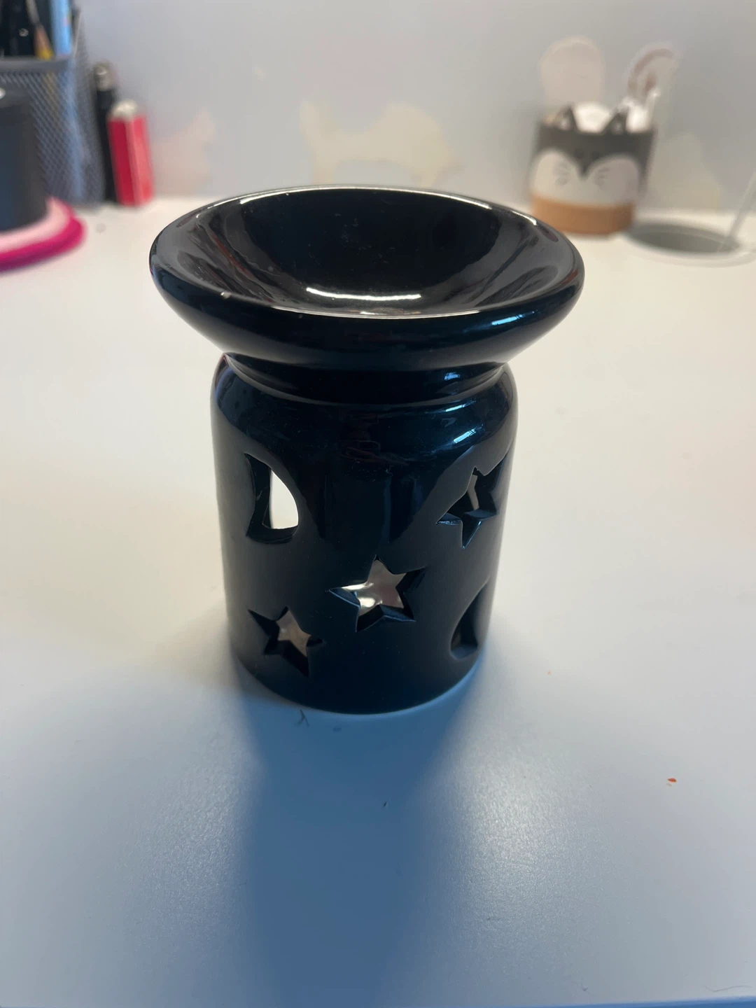 Black Ceramic Oil Burner - photo 3