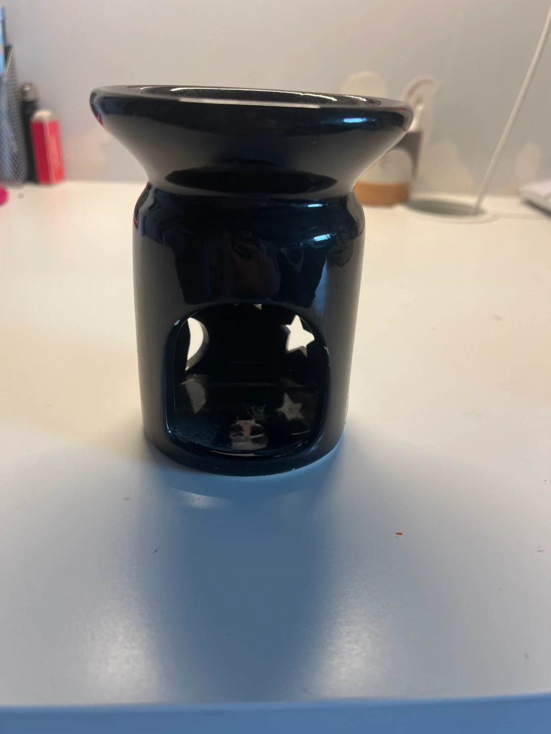 Black Ceramic Oil Burner