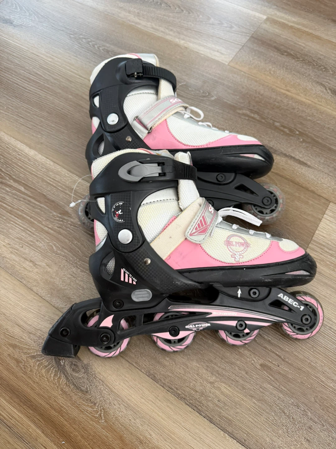 Schwinn Inline Skates - Pink & White - Size Adjustable