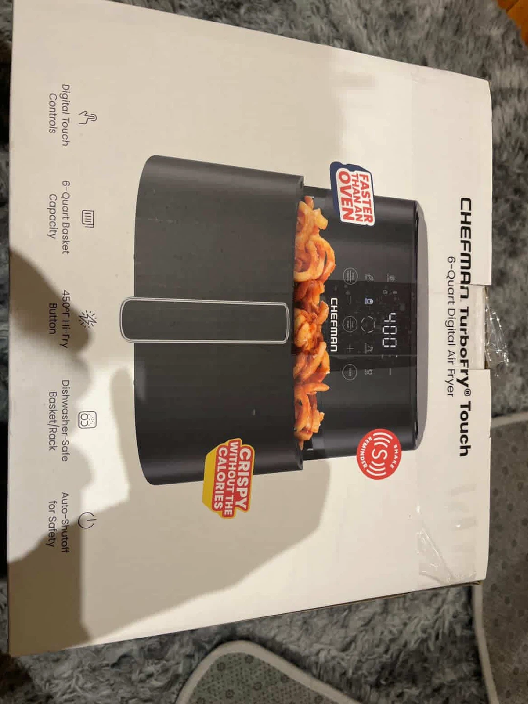 CHEFMAN TurboFry Touch 6-Quart Digital Air Fryer