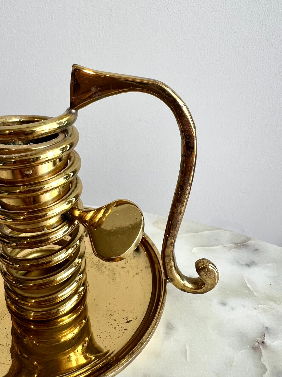 Vintage Brass Candlestick Holder - Adjustable Height - photo 4