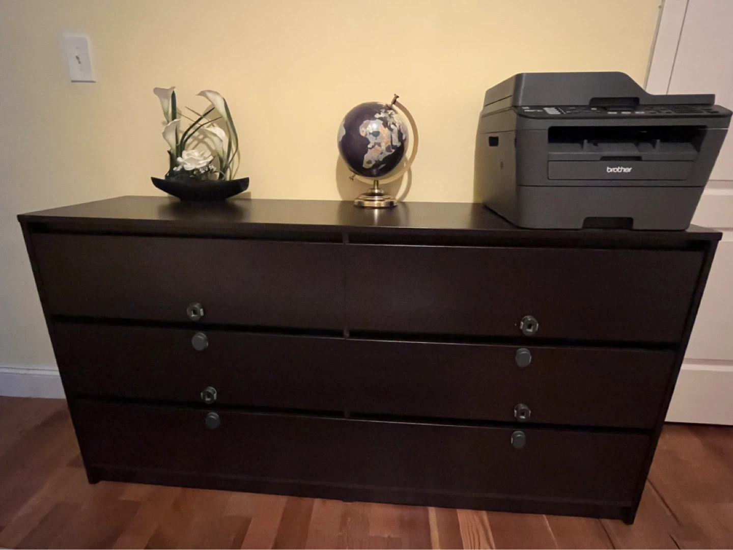 Dark Brown 6-Drawer Dresser - photo 3
