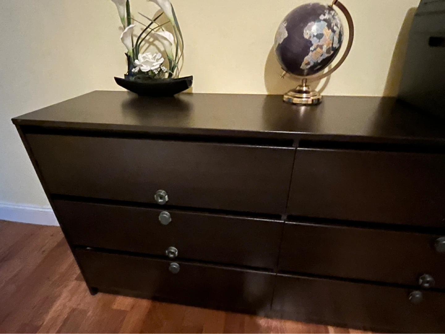 Dark Brown 6-Drawer Dresser - photo 2