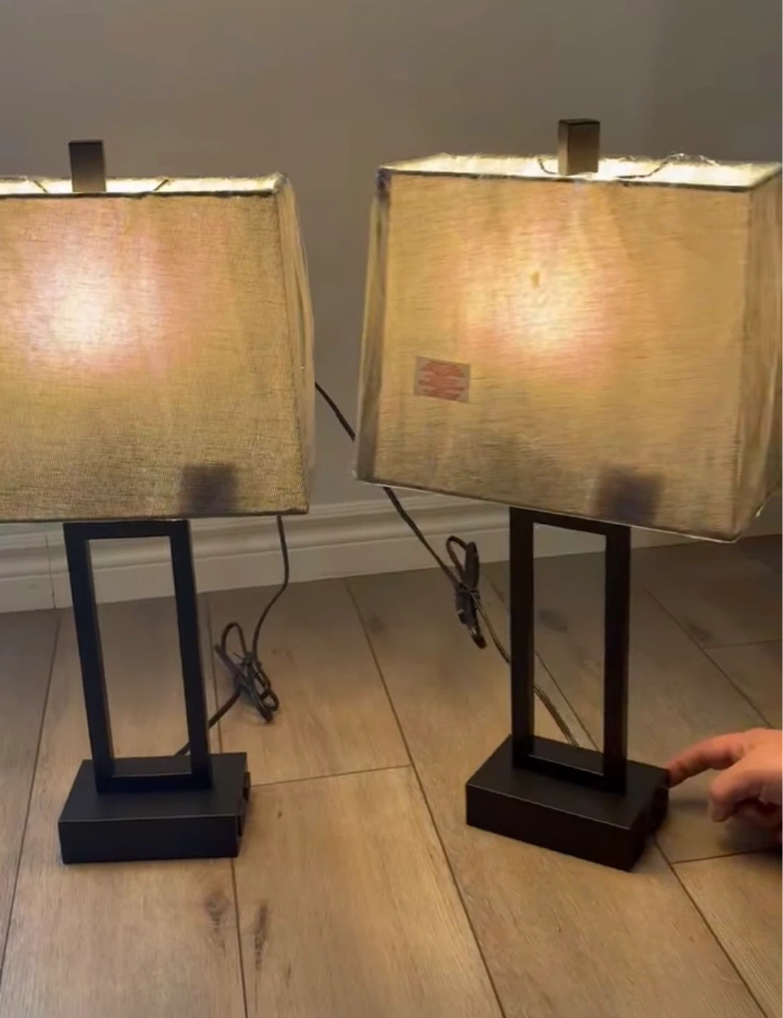 Brand new ! Touch lamps with usb post