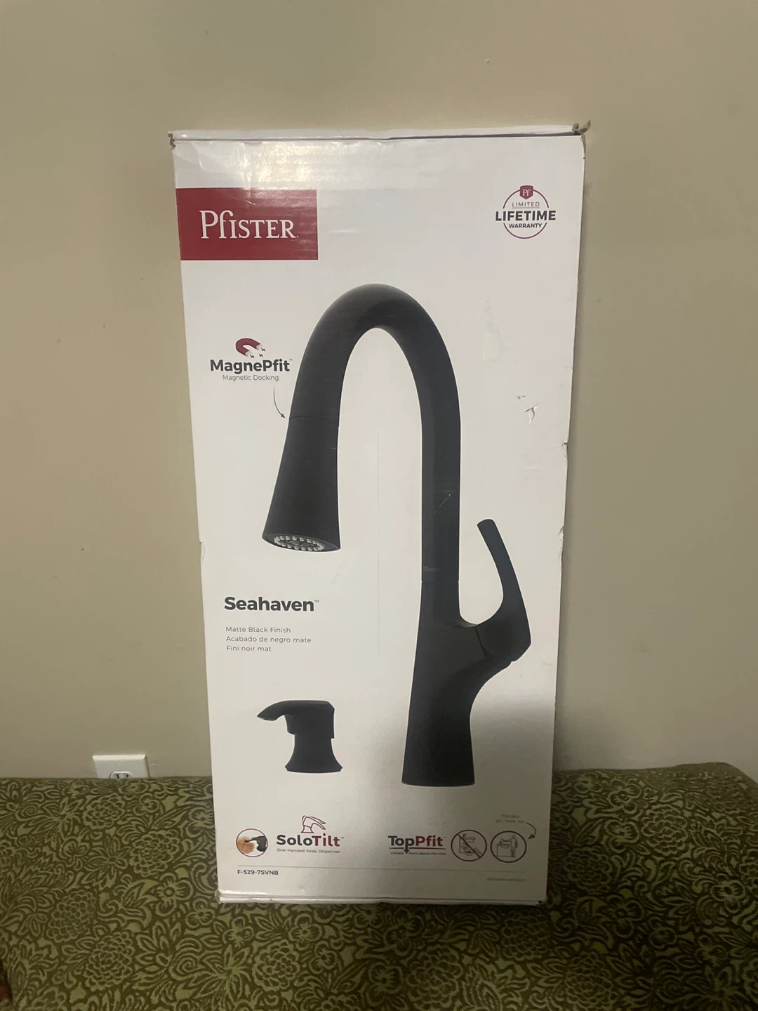 Pfister "Seahaven" Matte Black Faucet - photo 2