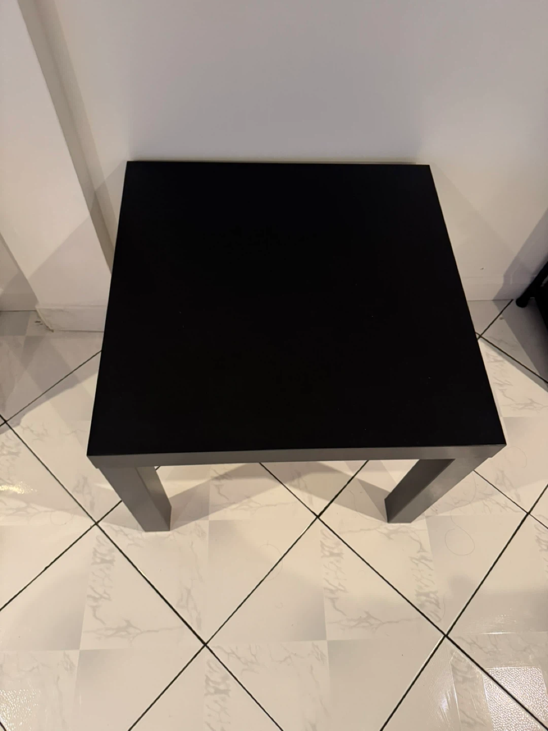 Black Square Side Table - photo 2