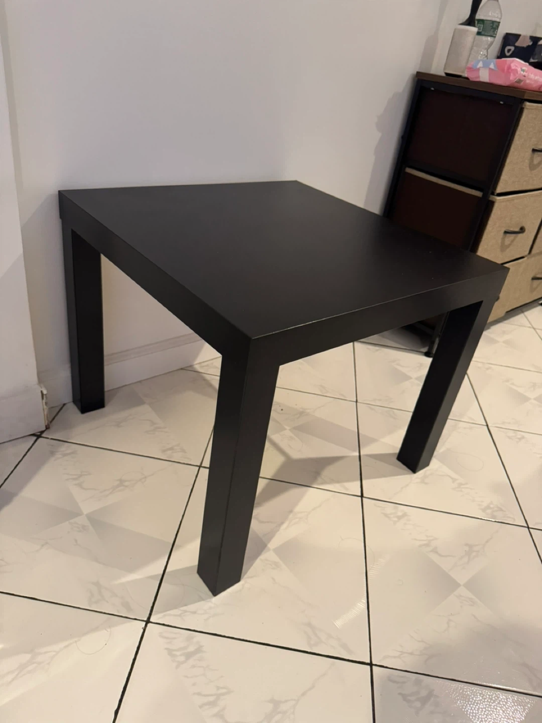 Black Square Side Table - photo 3