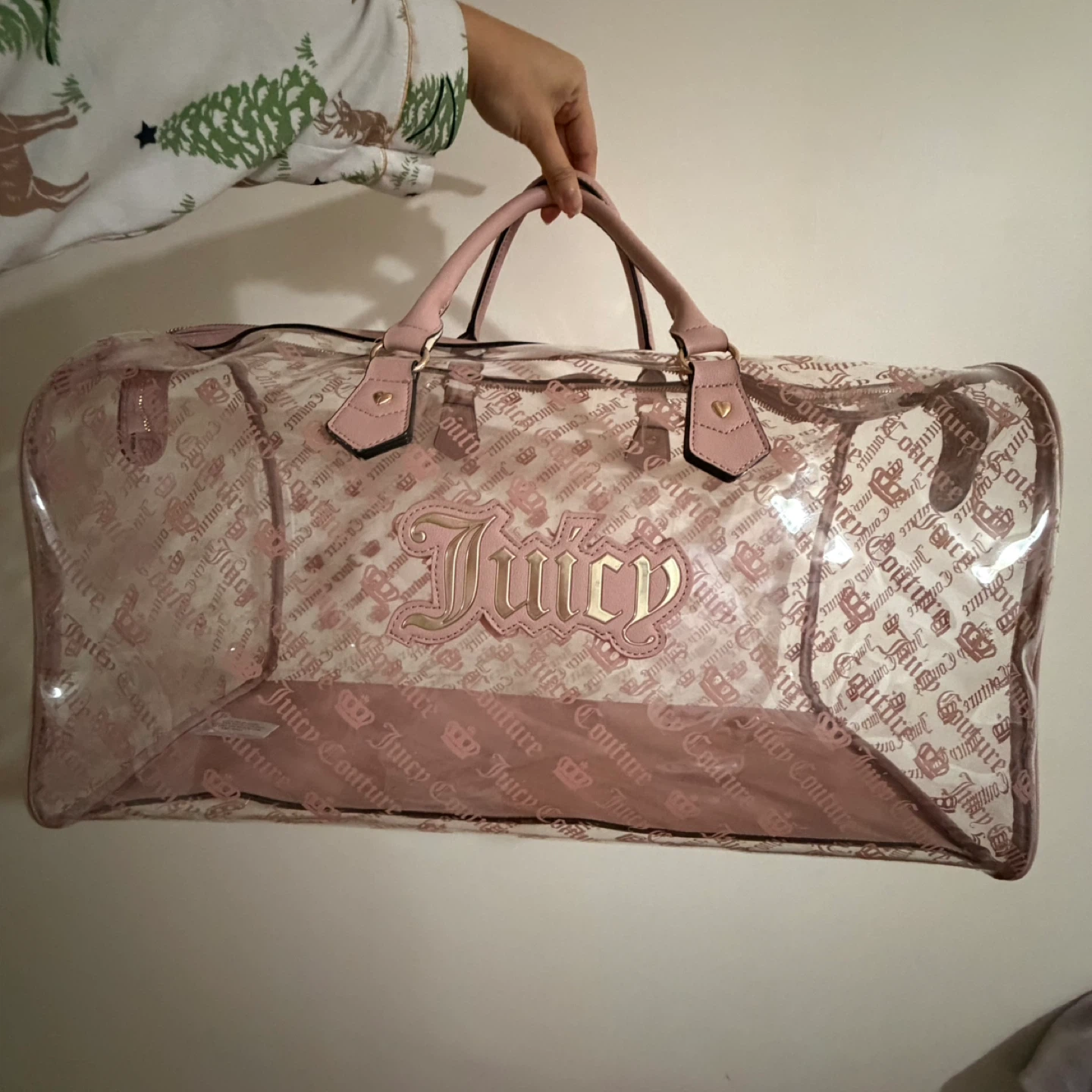 Juicy Couture Clear Travel Bag