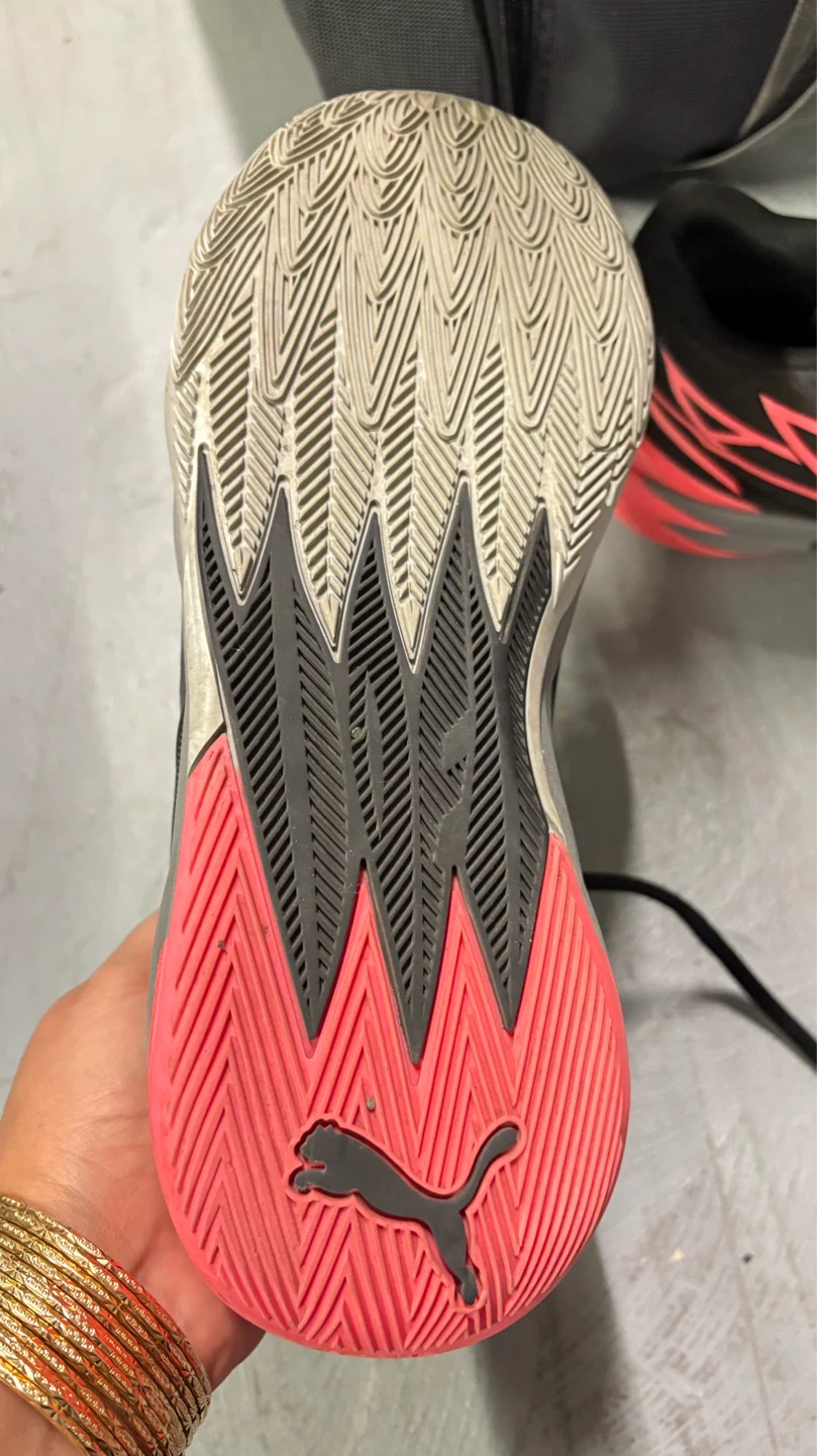Puma Running Shoes - Black/Red, US 10.5 - photo 4