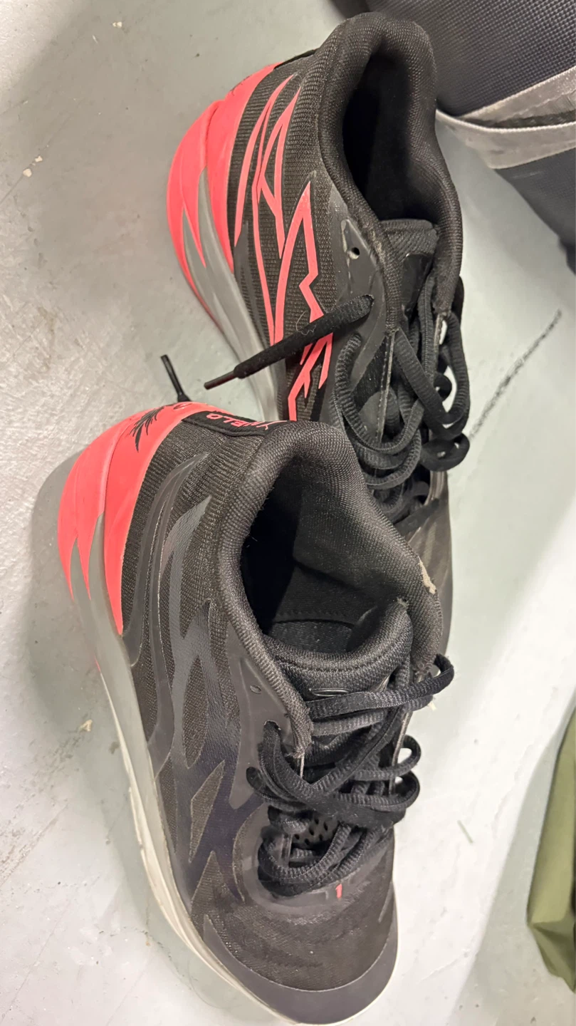 Puma Running Shoes - Black/Red, US 10.5