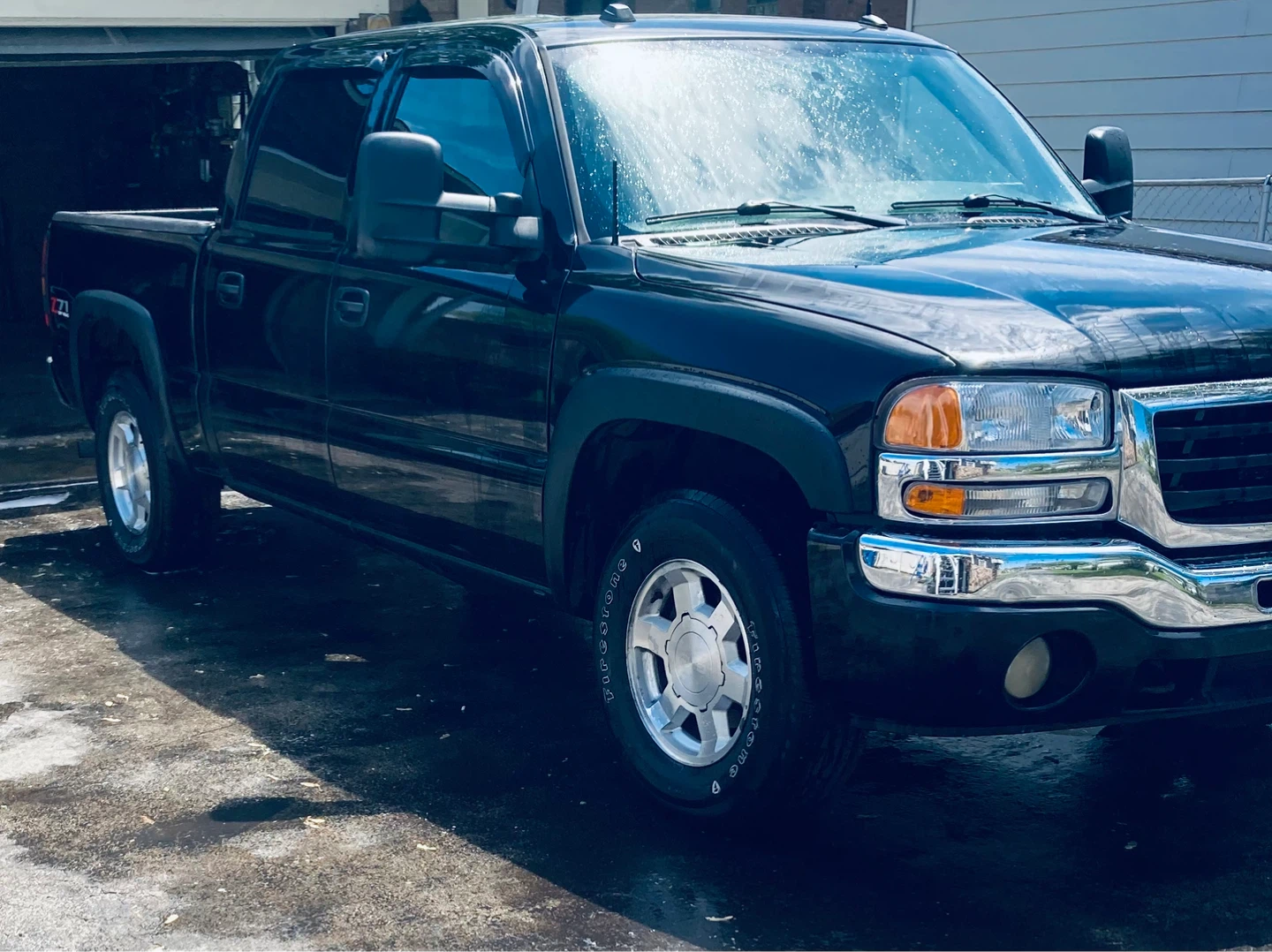 Black GMC Sierra 1500 Z71 Off-Road Pickup Truck