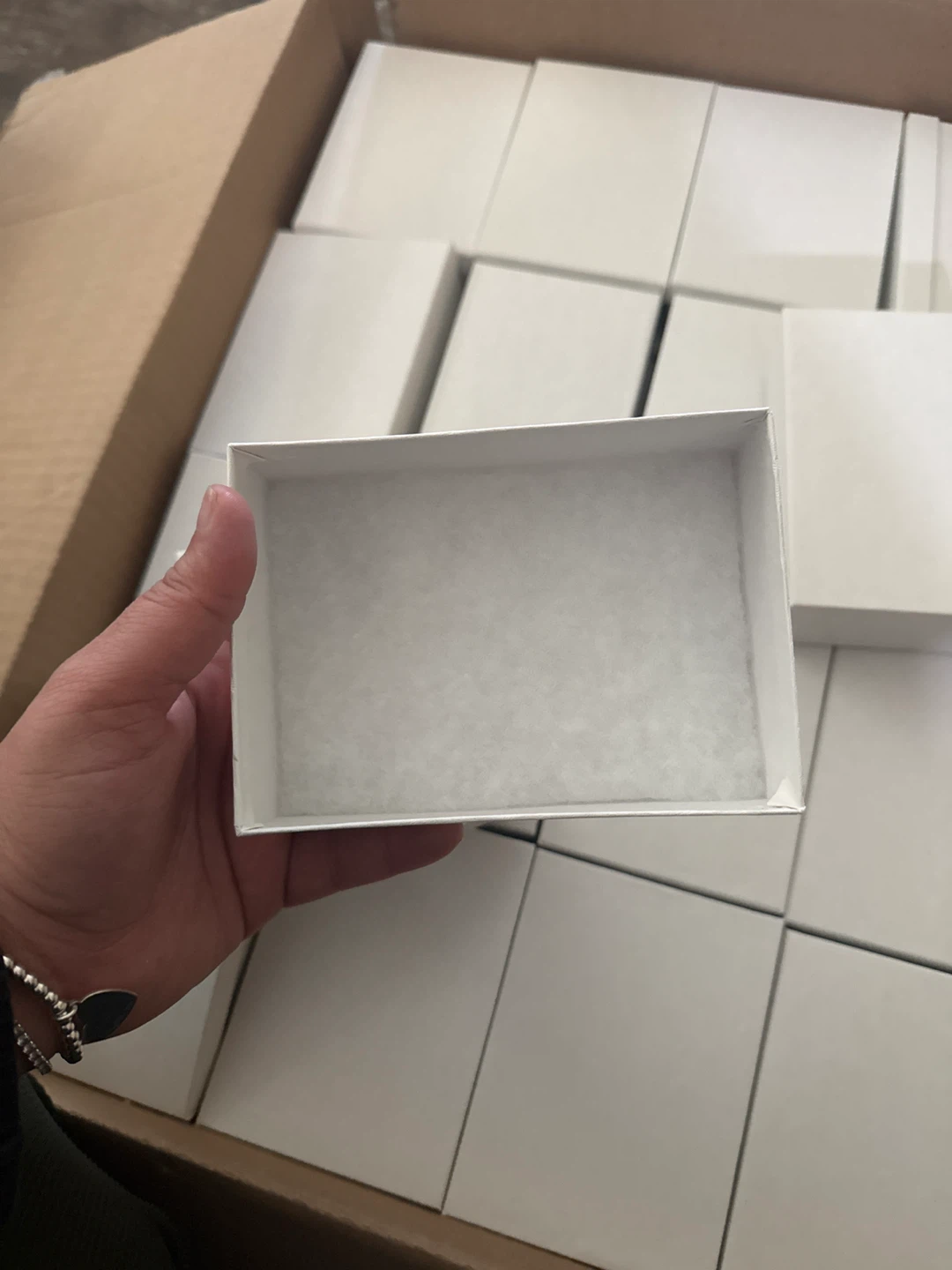 Box of Small White Gift Boxes - photo 2