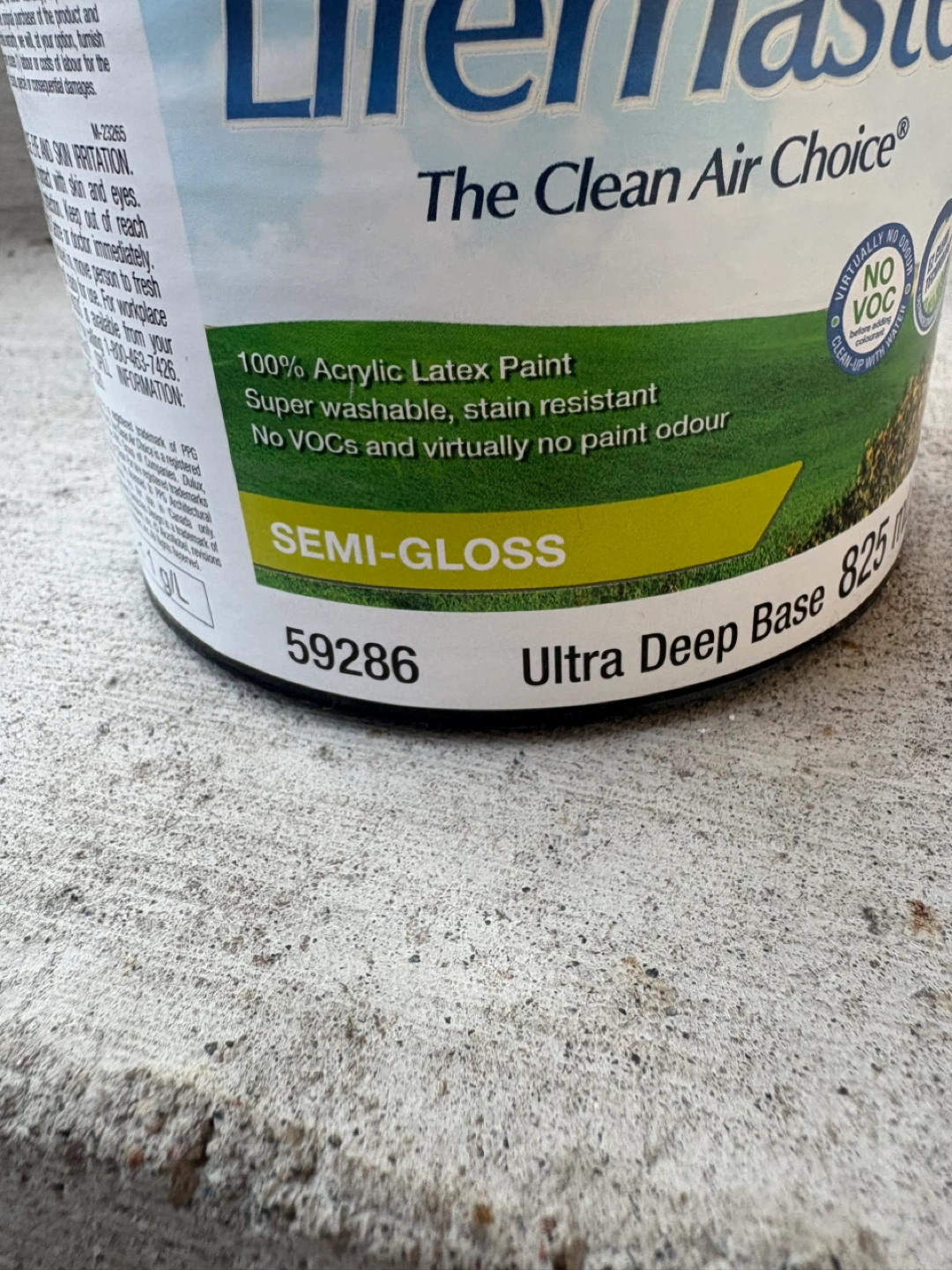 Dulux Lifemaster Semi-Gloss Paint - Ultra Deep Base 825 mL - photo 2