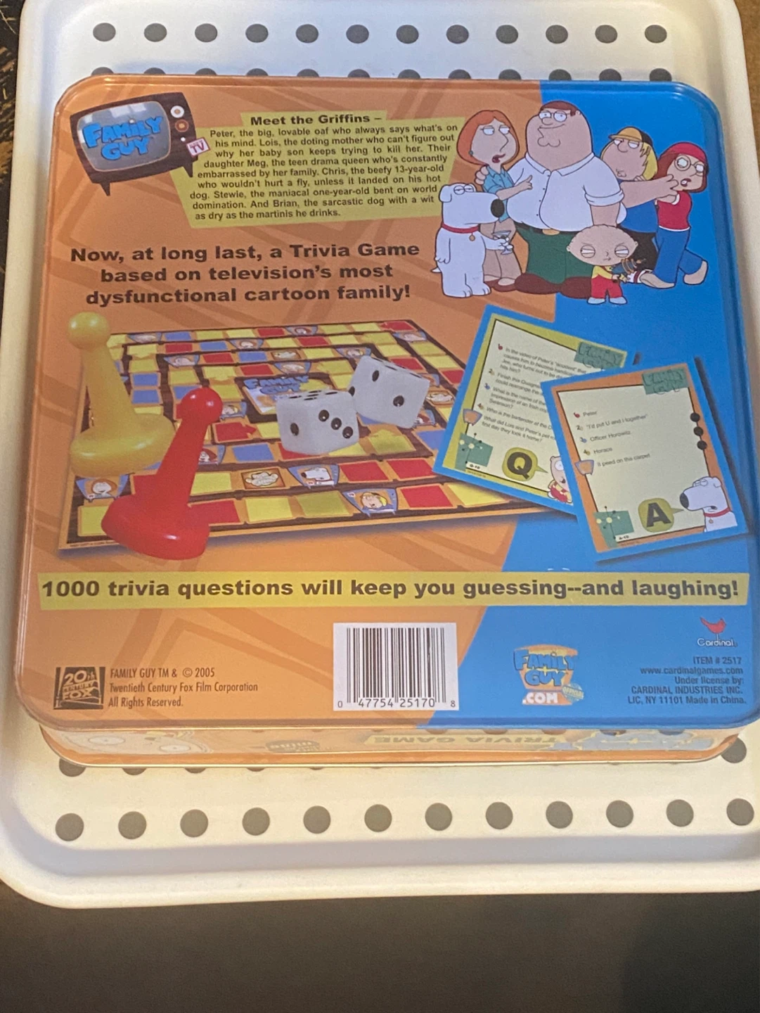 Family Guy Trivia Board Game - photo 2
