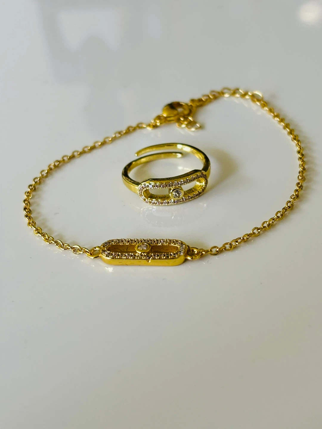 Set (earring , necklace.ring and bracelet - photo 2