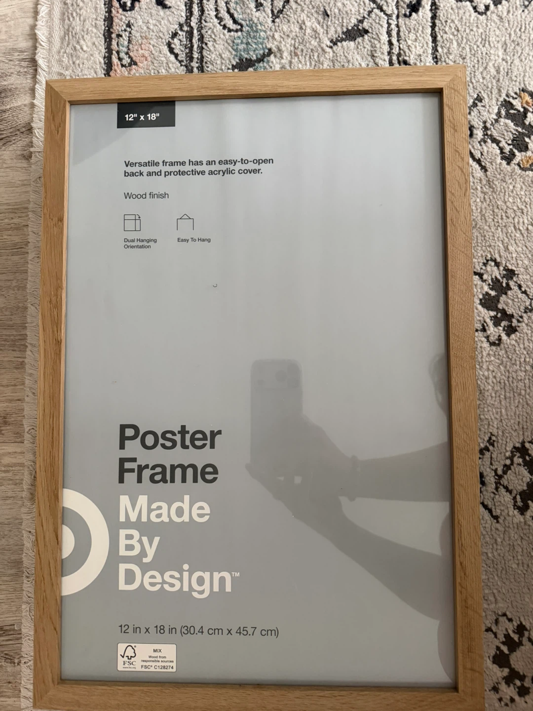 FOUR Target Made By Design Poster Frame 12" x 18"