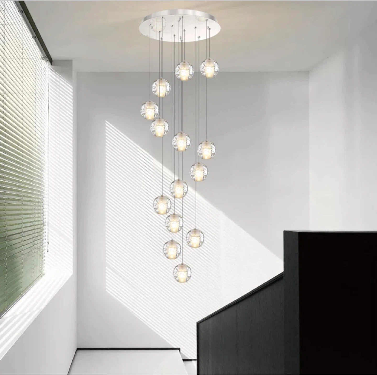 15-Light Chandelier Pendant Light Fixture - photo 4