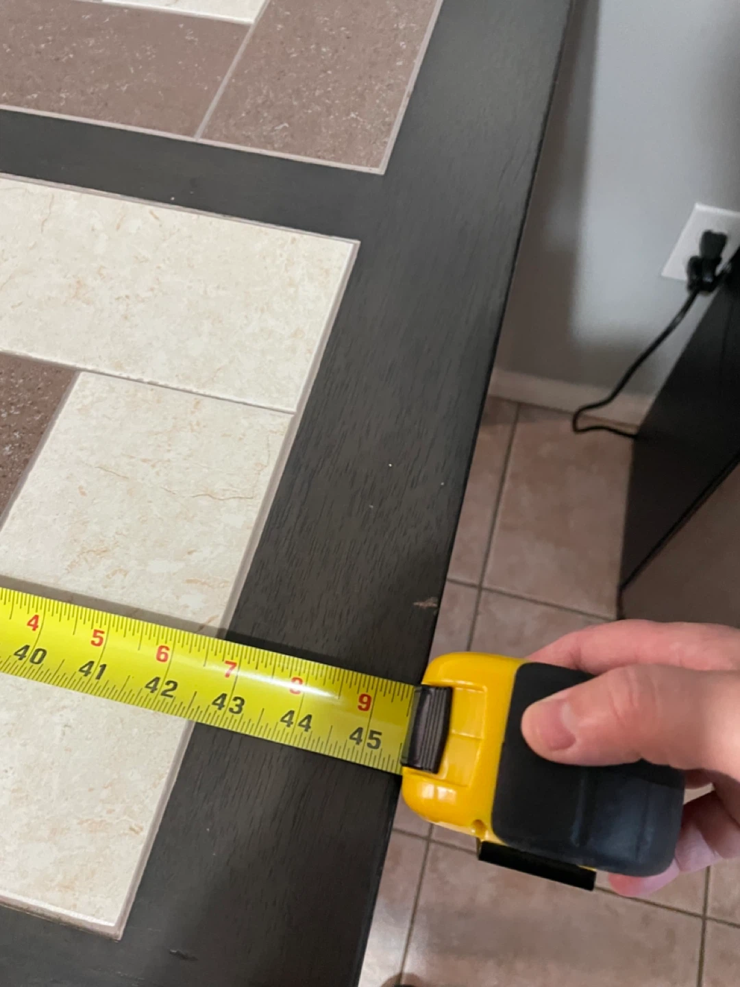 Dining Table with Tile Top - photo 5