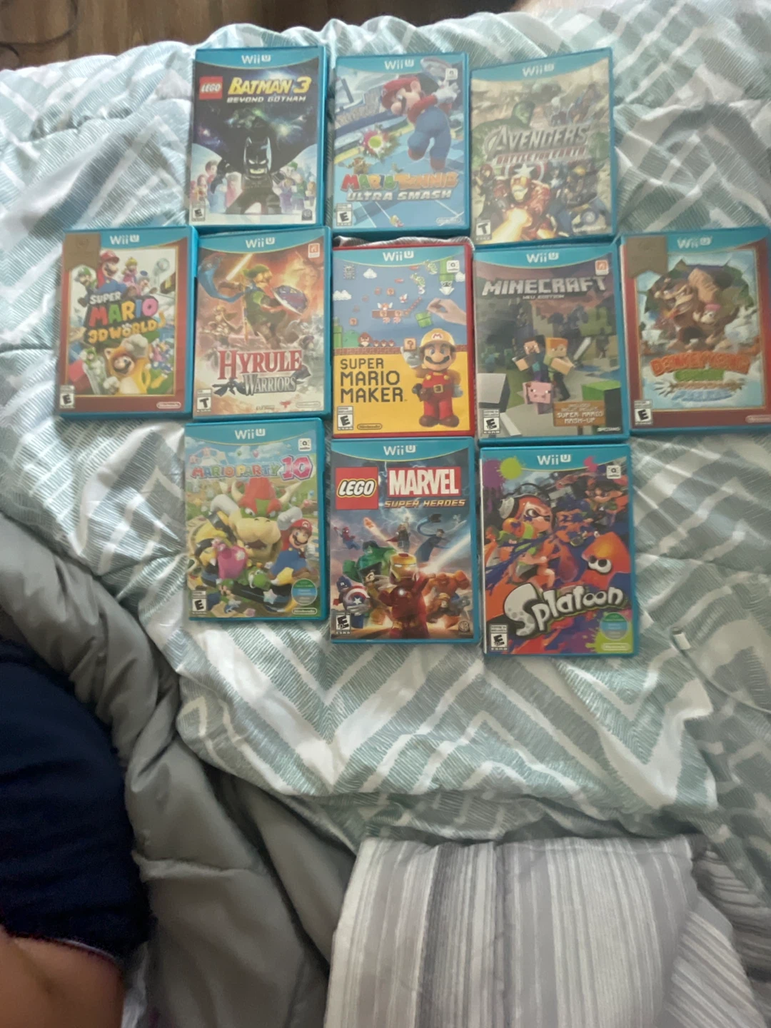 Wii U Game Collection: Mario, Lego, Splatoon, Minecraft & More