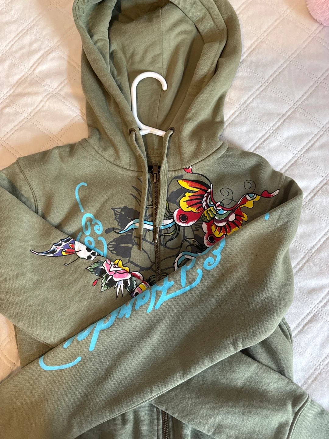 Ed Hardy Zip-Up Hoodie
