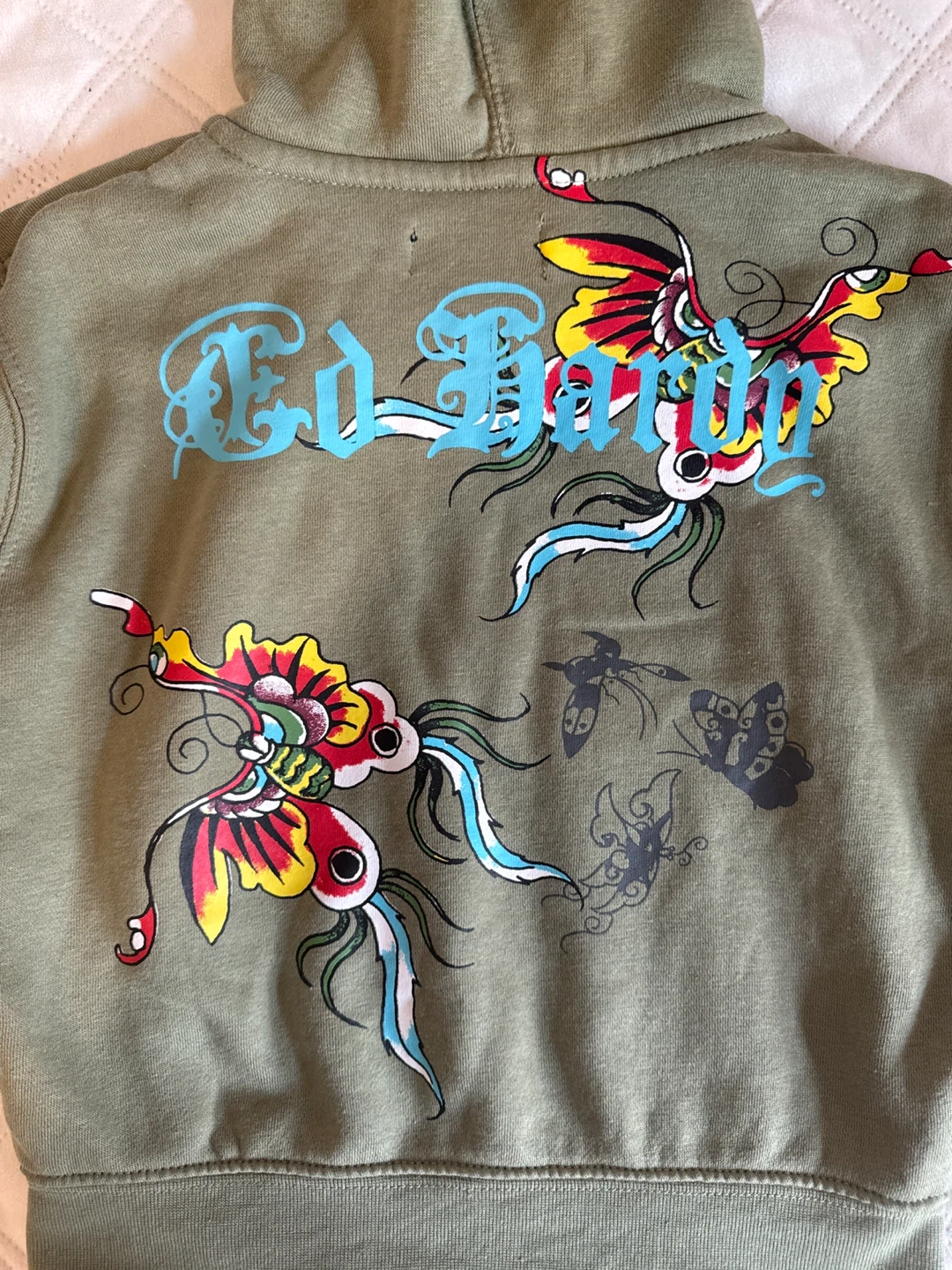 Ed Hardy Zip-Up Hoodie - photo 3