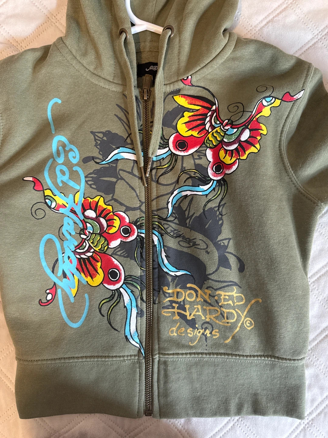 Ed Hardy Zip-Up Hoodie - photo 2