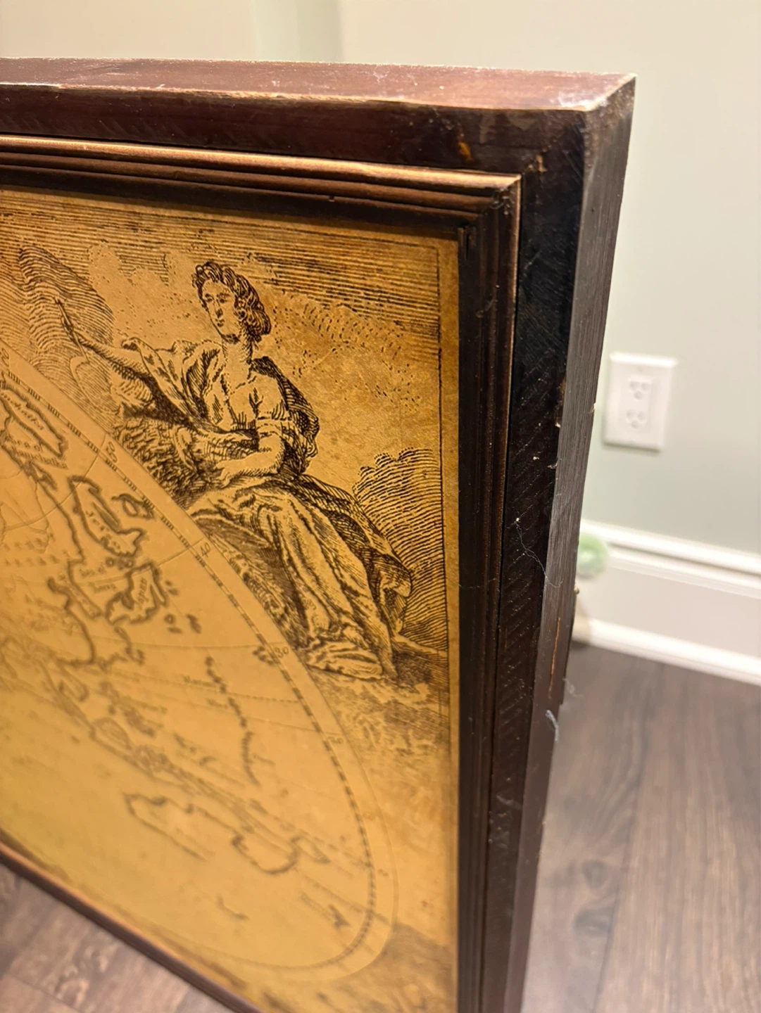 Framed World Map Wall Art - photo 3