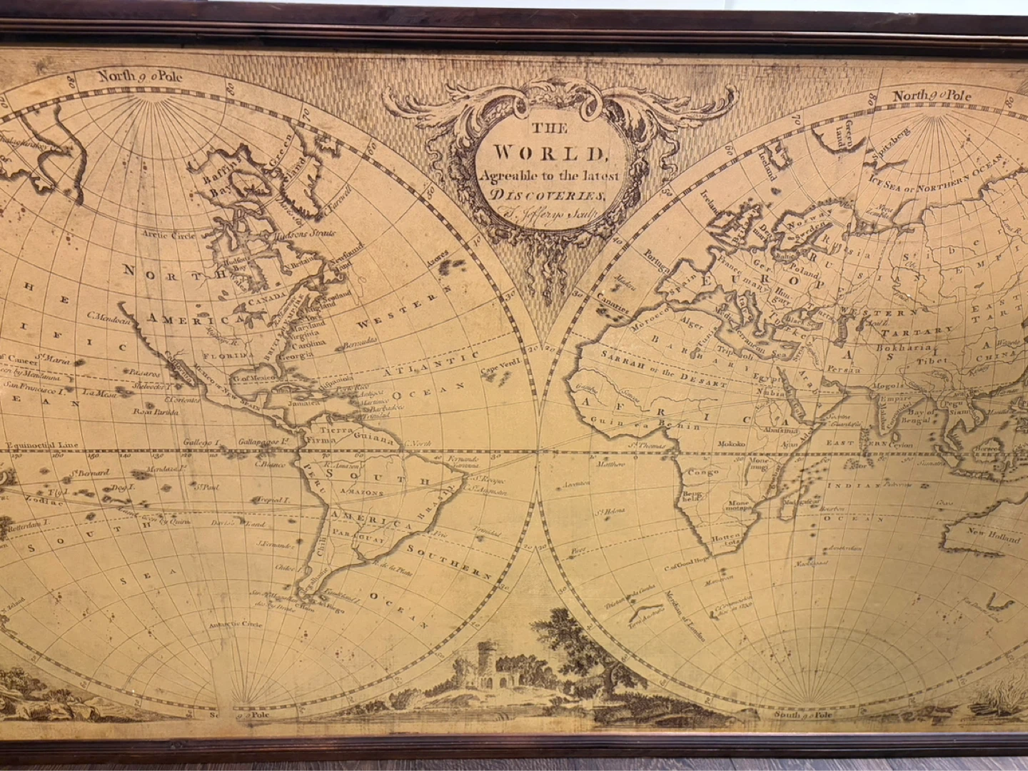 Framed World Map Wall Art - photo 5