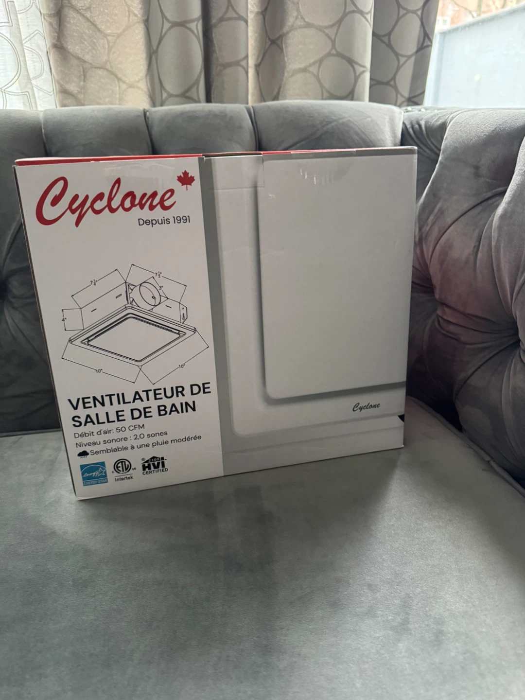 Cyclone 50 CFM Bath Fan - photo 2