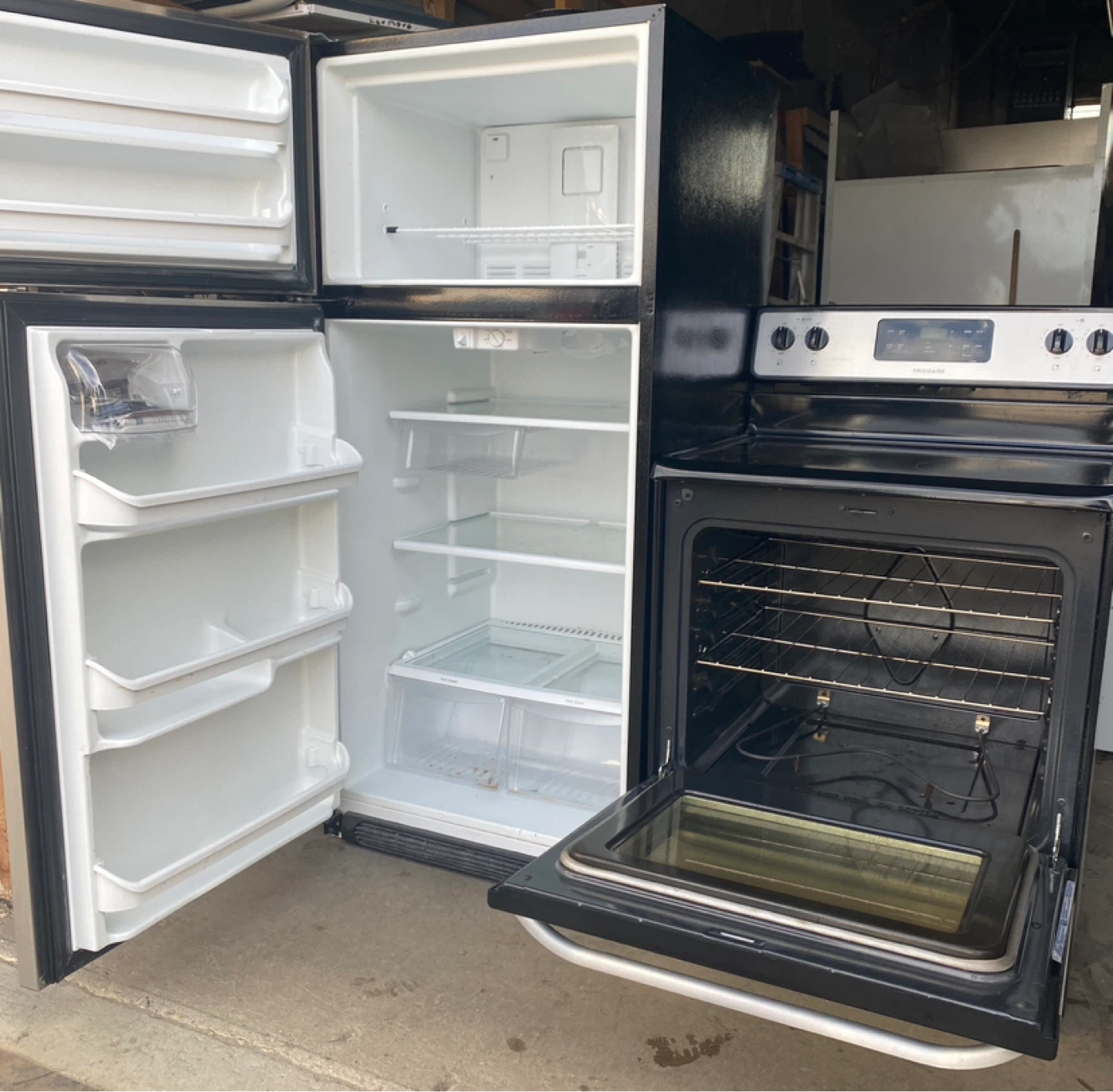 Stainless Fridge & Stove Set - photo 2