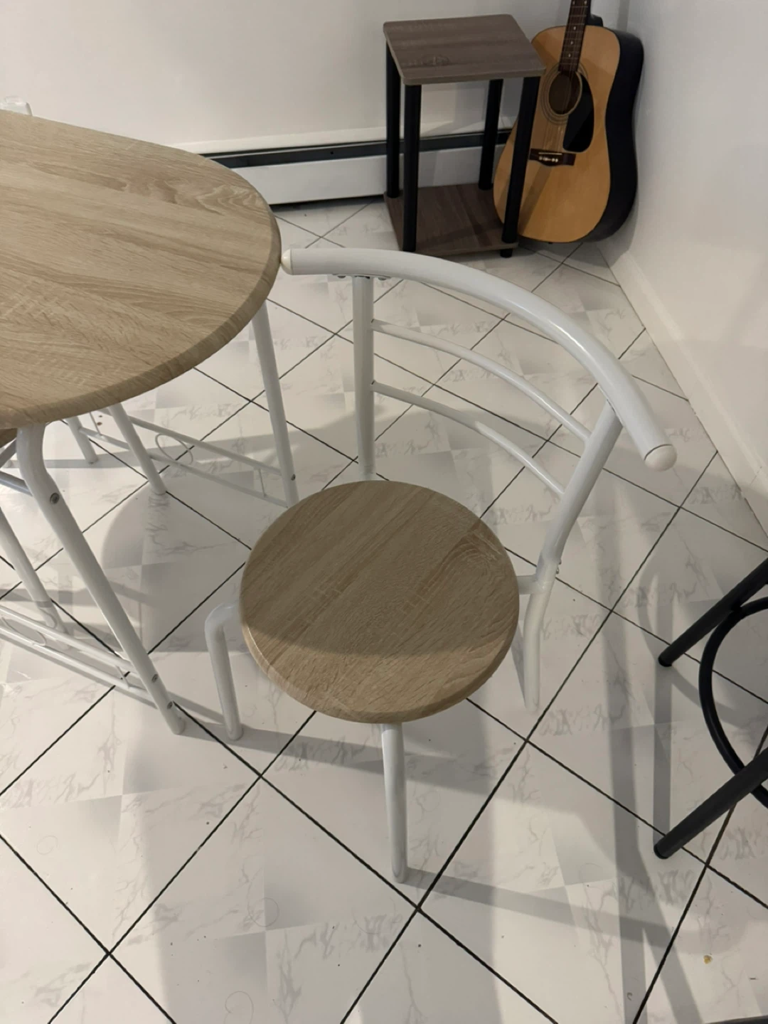 3-Piece Dining Set with 2 Stools - photo 3