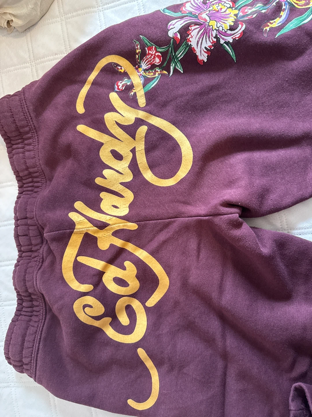 Ed Hardy Plum Sweatpants - photo 2