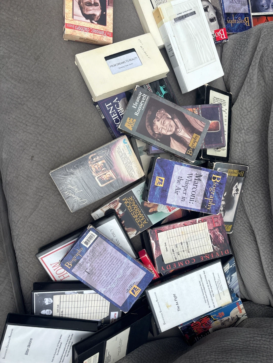 VHS tapes maybe used for teaching all like new