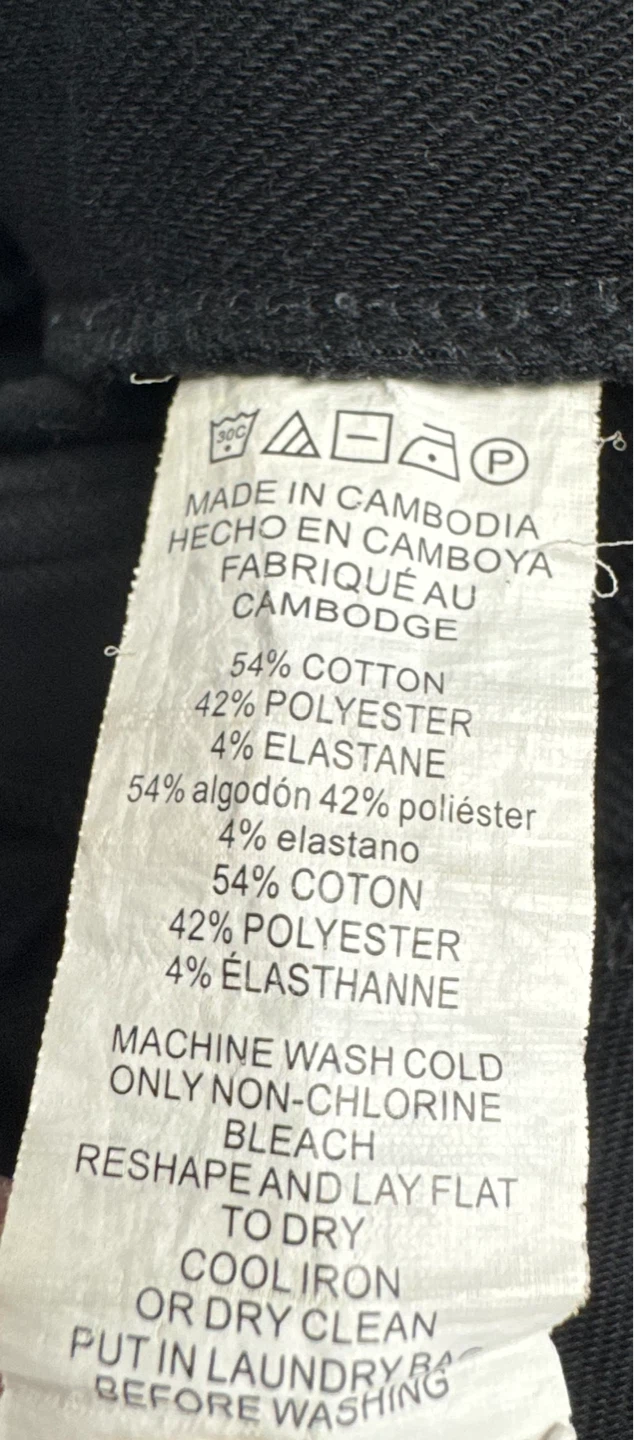 Michael Kors Black Stretch Cotton Blend Pants Size L - photo 5
