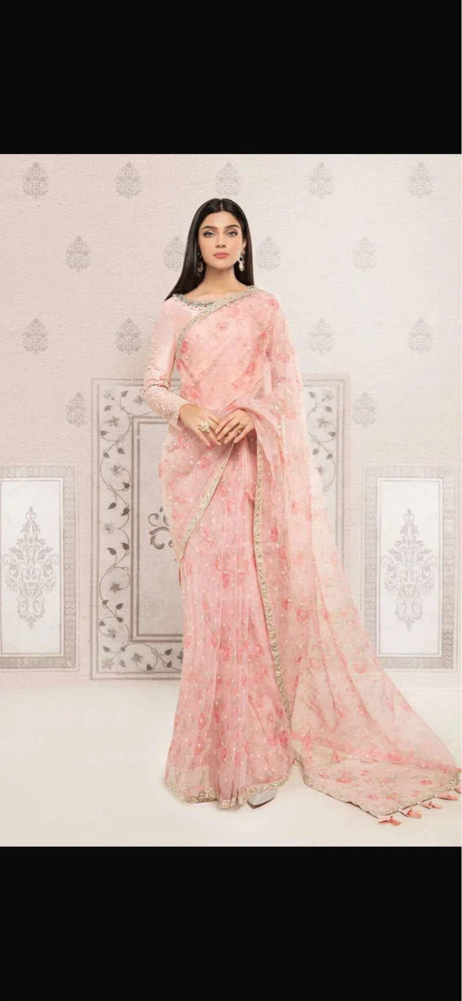 MARIA.B. Pink  saree