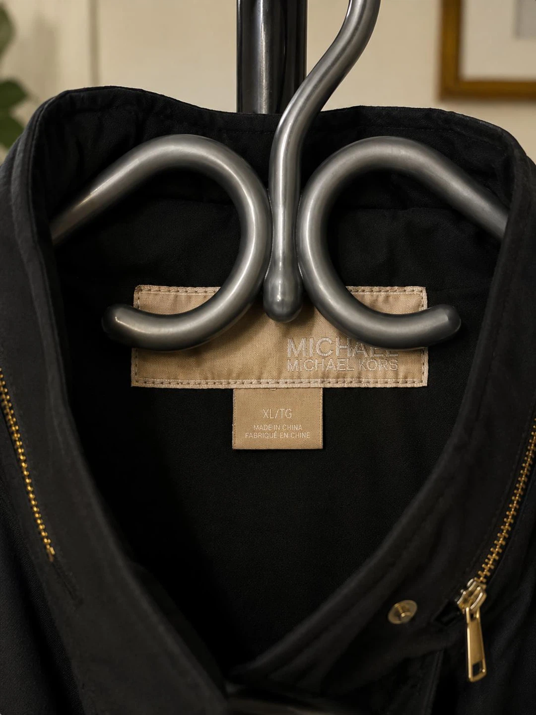 Michael Kors Black Asymmetrical Moto Jacket XL - photo 4