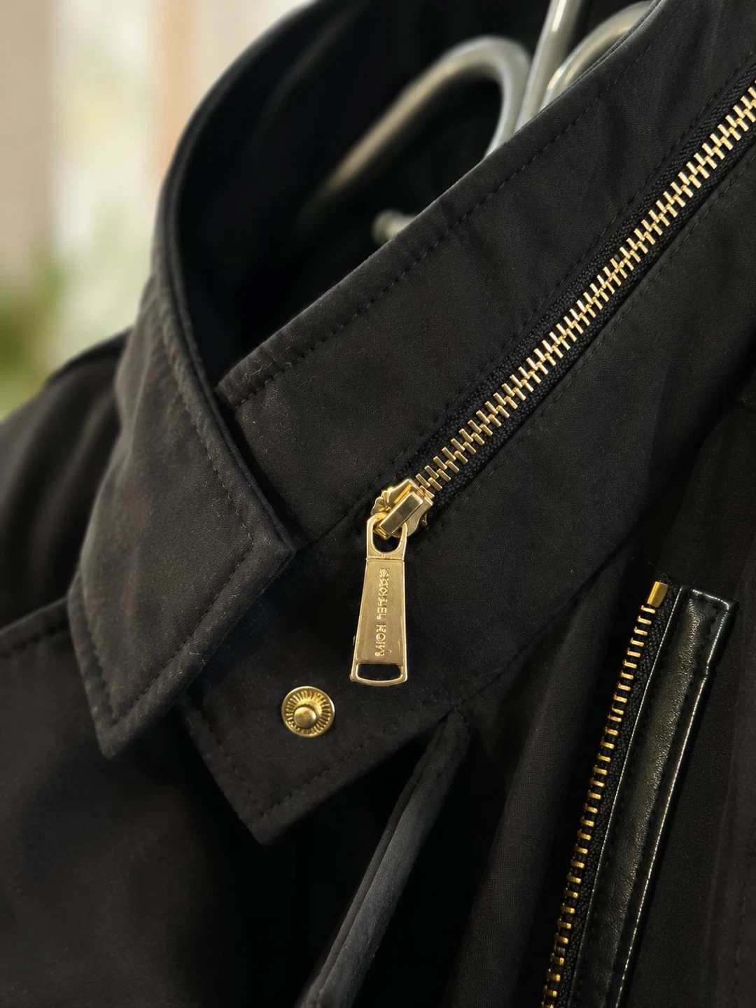 Michael Kors Black Asymmetrical Moto Jacket XL - photo 2